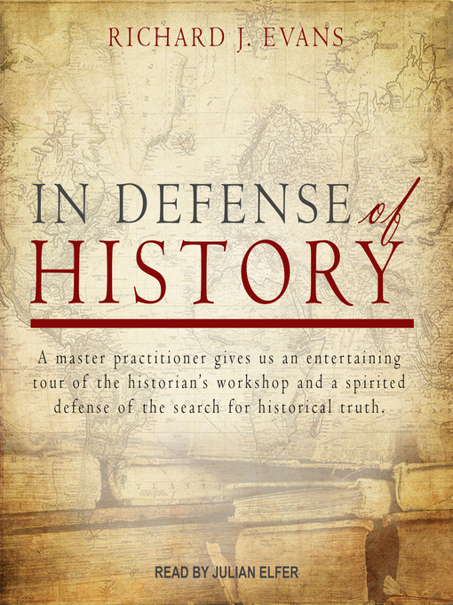 Title details for In Defense of History by Richard J. Evans - Available